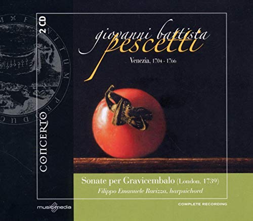 CD cover for "Sonate per Gravicembalo" featuring a persimmon and text.