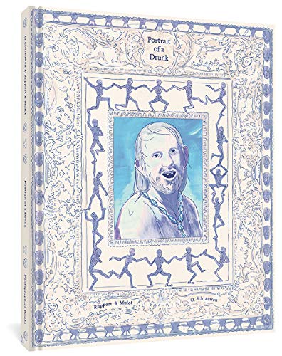 Book cover: portrait of a man surrounded by dancing figures.