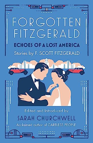 Book cover: “Forgotten Fitzgerald” with Art Deco illustration of a couple.