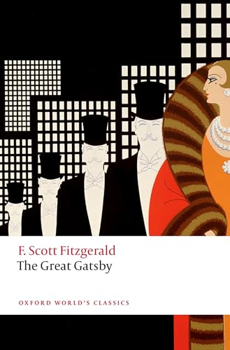 Art deco style book cover featuring men in top hats and a woman in pearls.