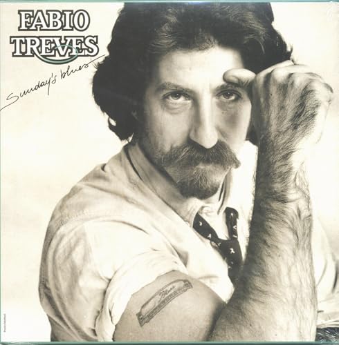 Vinyl album cover featuring a portrait of musician Fabio Treves.
