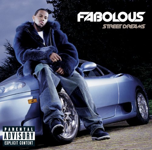 Fabolous album cover featuring the artist with a blue sports car.