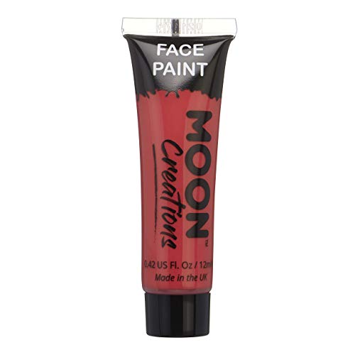 A 12ml tube of red Moon Creations face and body paint.