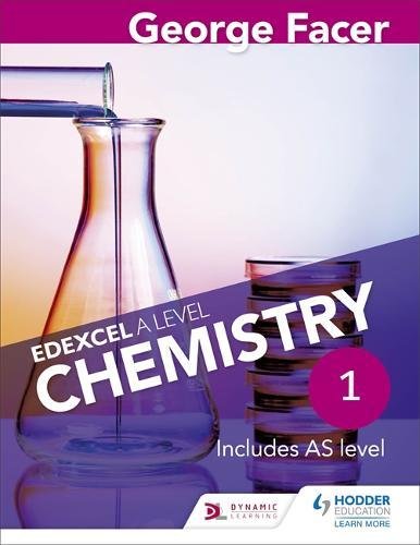 Chemistry textbook cover with laboratory glassware and bold text.