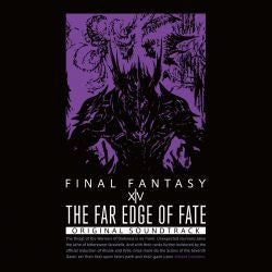 Purple illustrated demon figure with "Final Fantasy XIV" and soundtrack text below.