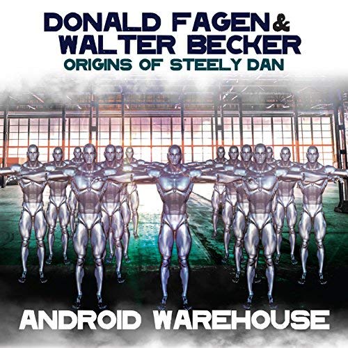 CD cover for "Origins of Steely Dan" featuring silver android figures.