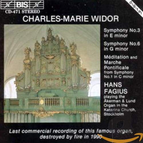 CD cover featuring a green pipe organ inside Katarina Church, Stockholm.