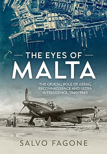 Book cover: wartime aircraft over Malta, title “The Eyes of Malta.”