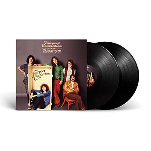 Fairport Convention "Chicago 1970" vinyl record with band photo.