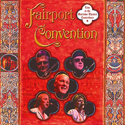 Fairport Convention album cover featuring four musicians in circular portraits.