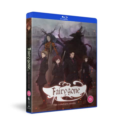 Fairy Gone" Blu-ray case featuring anime characters and dark fantasy imagery.