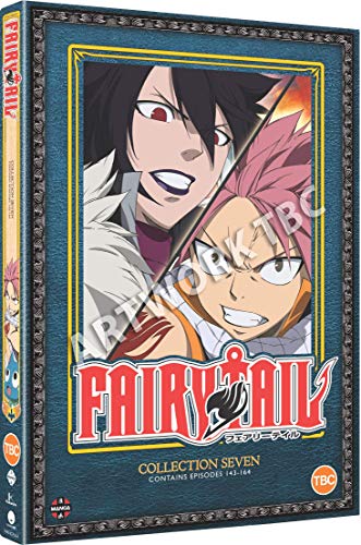 DVD cover for "Fairy Tail Collection 7" featuring two anime characters.