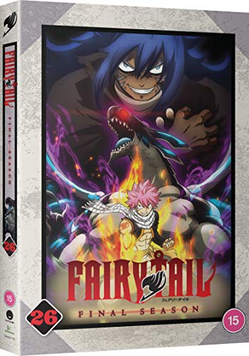 DVD cover for "Fairy Tail Final Season - Part 26" featuring anime characters.