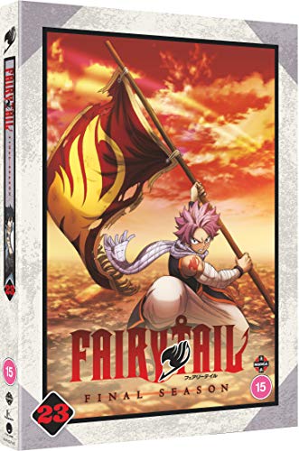 DVD cover for "Fairy Tail: The Final Season: Part 23" featuring Natsu.