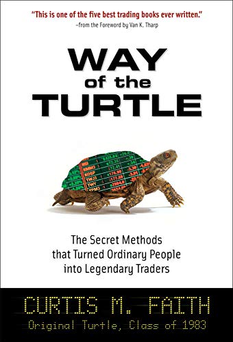 Book cover: a turtle with stock market data on its shell.
