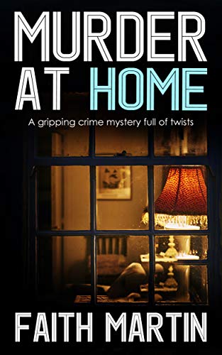 Book cover showing a dimly lit room seen through a window at night.