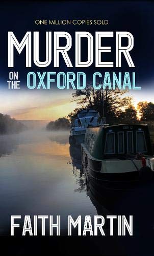 Book cover: “Murder on the Oxford Canal” with canal scene.