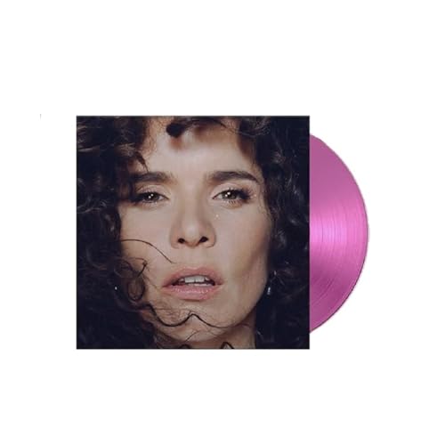 Vinyl record with a portrait of Paloma Faith and pink coloring.