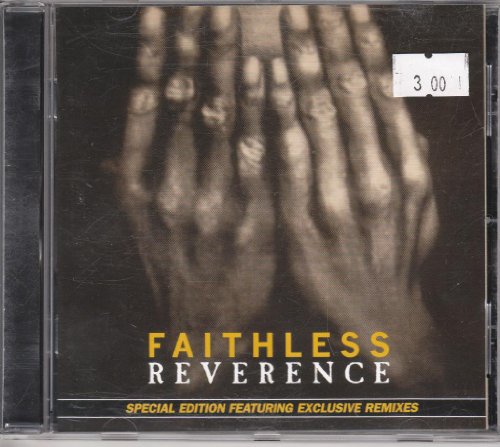 CD cover for Faithless’ “Reverence” featuring praying hands imagery.