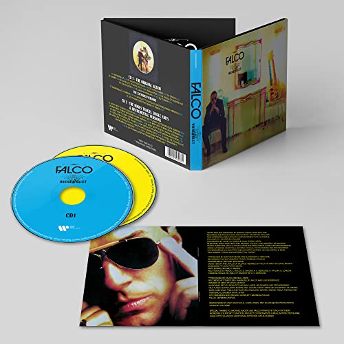 Falco’s “Wiener Blut” deluxe CD case with two discs and booklet.