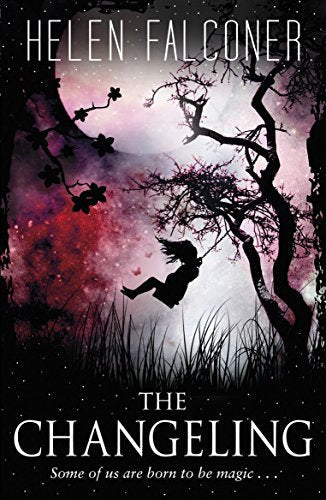 Book cover: silhouette of a girl swinging against a cosmic background.