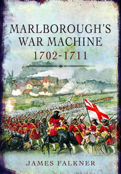 Book cover depicting a 1700s battle scene with soldiers and cannons.