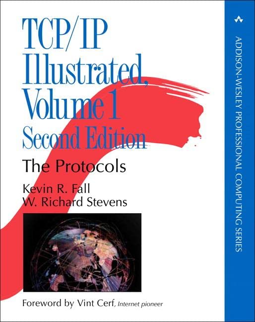 Book cover for TCP/IP Illustrated, Volume 1, Second Edition by Fall and Stevens.