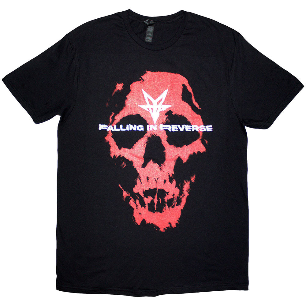 Black unisex t-shirt featuring the Falling In Reverse Sake Of Sanity graphic design.