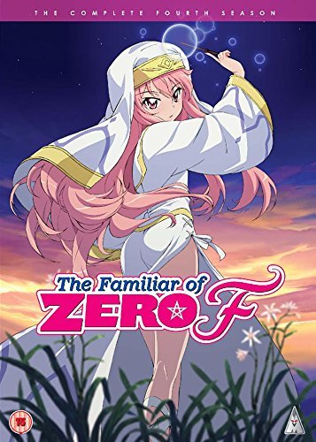 Anime DVD cover featuring a pink-haired woman in a white and gold robe.