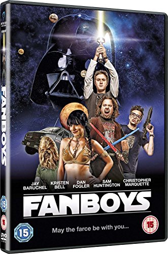 Fanboys" DVD cover featuring characters in costume against a space background.