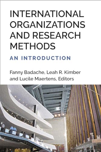 Book cover: "International Organizations and Research Methods" with building image.