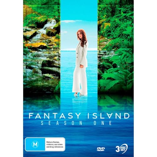 Fantasy Island" Season One DVD cover with a woman standing by the ocean.