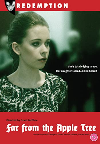 DVD cover for "Far From The Apple Tree" featuring a young woman’s portrait.