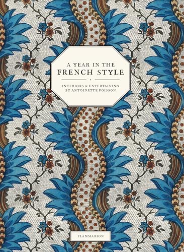 Book cover with floral pattern, titled “A Year in the French Style.”
