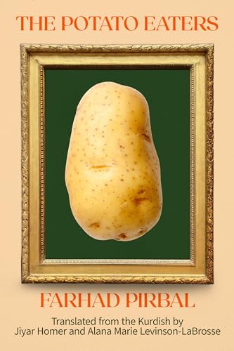 Book cover featuring a single potato in an ornate gold frame.