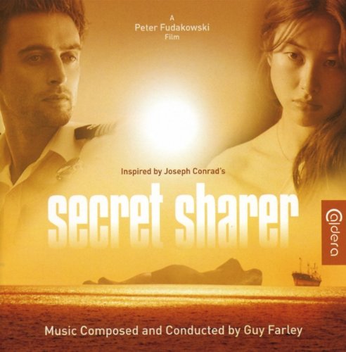 CD cover for "Secret Sharer" soundtrack featuring two faces and a seascape.
