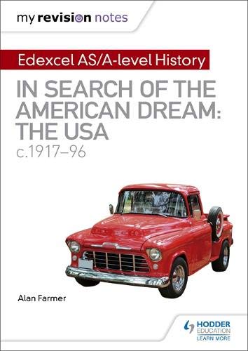 Textbook cover titled In Search of the American Dream featuring a red vintage pickup.
