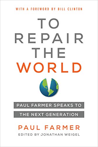 Book cover: "To Repair the World" with a globe image.