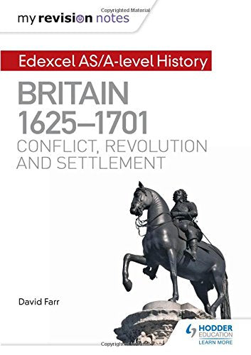 History revision notes book cover featuring a statue of a rider on horseback.