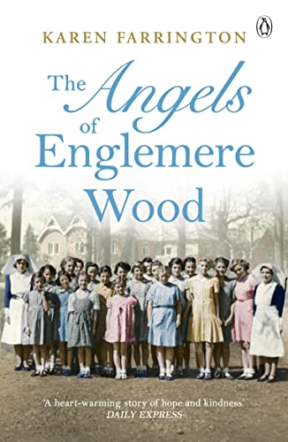 Book cover featuring a group of children and caregivers in front of a house.