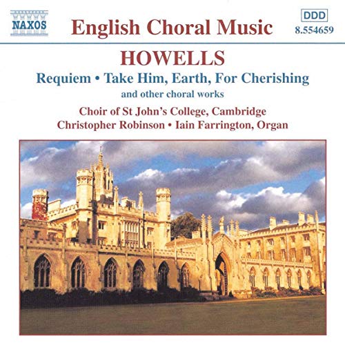 CD cover for Howells’ Requiem featuring King’s College, Cambridge.