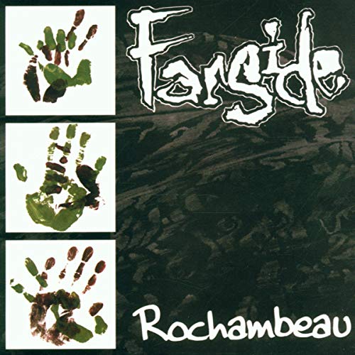 CD cover for Farside’s “Rochambeau” featuring handprints and text.