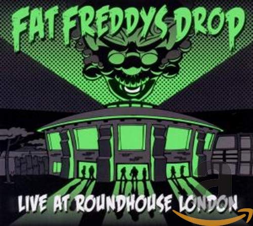 Fat Freddy's Drop album cover with green graphics and Roundhouse London.