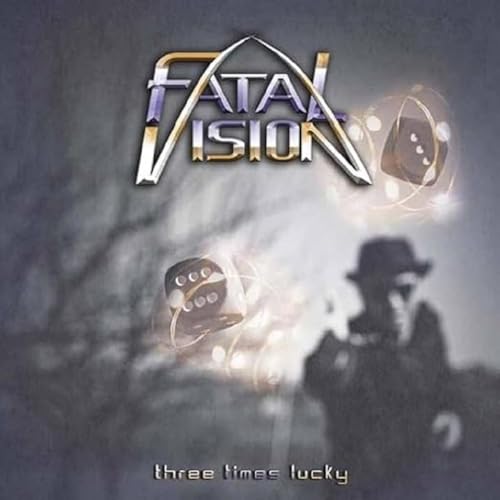 CD cover for Fatal Vision’s “Three Times Lucky” with dice and a figure.
