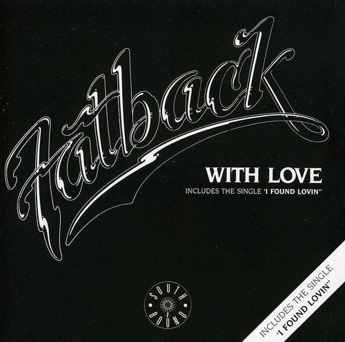 CD cover for Fatback With Love with white text on a black background.