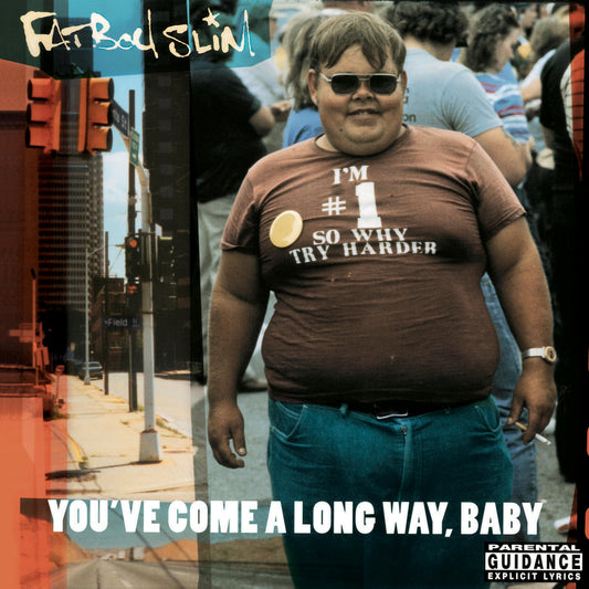 CD cover featuring a man in sunglasses and a brown t-shirt on a street.
