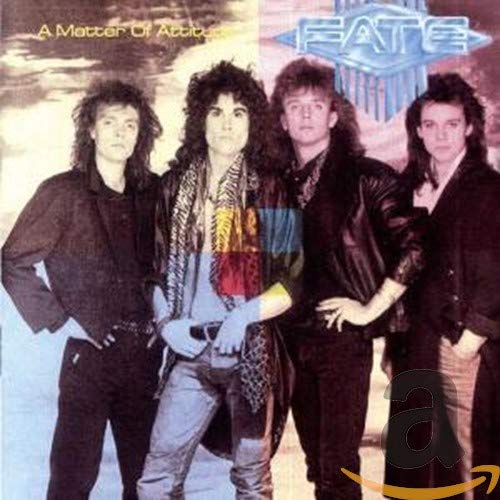 CD cover for Fate’s “A Matter of Attitude” featuring four men with long hair.