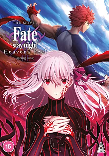 Anime DVD cover featuring two characters with red accents and flowing hair.