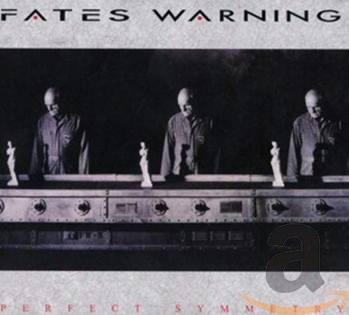 Fates Warning "Perfect Symmetry" CD cover with three shadowy figures.