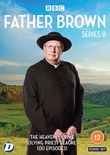 DVD cover for "Father Brown: Series 9" featuring Mark Williams as the priest.